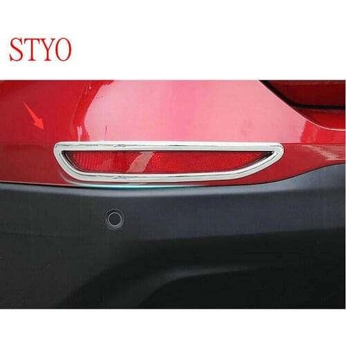 STYO Car ABS Chrome Rear Fog Light Lamp Trim Cover For Chevrolet Equinox 2017 2018