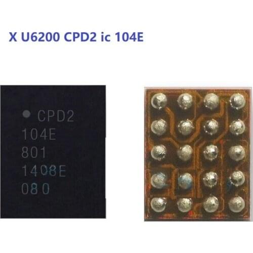 U6200 CPD2 For iPhone X /XR/XS/Max 8 8Plus 11 11Pro/MaxUSB PD CPD2 Charging IC MainBoard Repair Parts