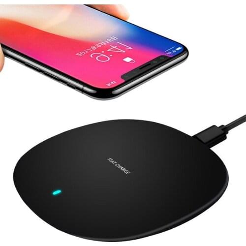 Semvis Ultra-Thin T4 Wireless Charger TYPE-C Interface 10W Fast 7.5W Standard Wireless Charger Fast Charging TYPE-C Interface