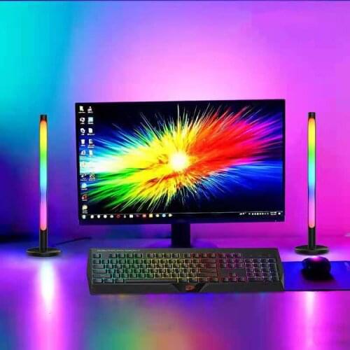 USB Bluetooth 32 LEDs Voice Controlled Music Atmosphere Lamp Mobile Phone App Car Atmosphere Rhythm Lamp RGB Pickup Lamp