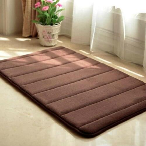 Water Absorption Rug Bathroom Mat Shaggy Memory Foam Bath Mat Set kitchen Door Floor Mat Carpet For Toilet Non Slip