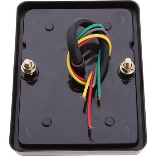 2pcs 12V 8 Led Tail Reverse Back Up Light Stop Indicator Trailer Truck