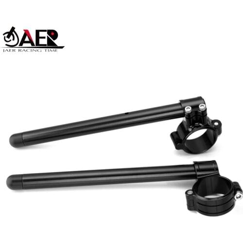 JAER Motorcycle CNC Handlebar 55mm Clamp Clip for BMW R NINE T S1000RR S1000R HP4 Clip On Ons Racing Adjustable Fork Handle Bar
