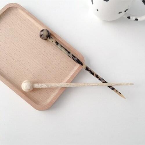 2021 New Chinese Style Hair Sticks Acetate Resin Chopstick Women Hairpins Hair Clip Pins Wedding Hair Accessories Jewelry