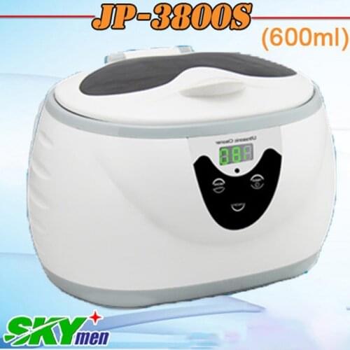 0.6L JP-3800S Digital Ultrasonic Cleaner Wash Bath Tank Baskets Jewelry Watches Dental Ear Tool Ultrasound Ultra Sonic Cleaner
