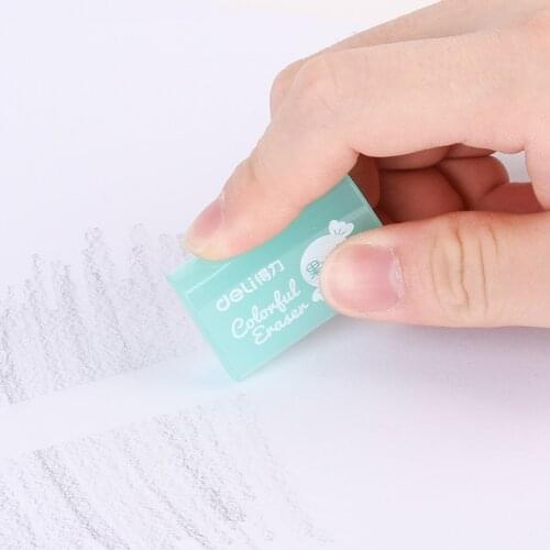Fresh color erasers PVC high quality eraser Stationery Office material school supplies borracha de apagar 1pcs