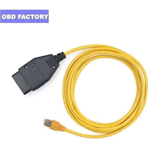 10PCS/Lot Newest E-SYS ICOM Coding F-series Interface Enet Car Diagnostic Tool For BMW Enet Connector OBD2 16Pin Enet Ethernet