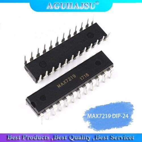2pcs/lot MAX7219CNG DIP-24 pin DIP number of LED new original