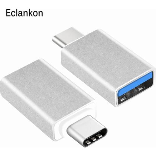 2Pcs/lot USB-C to USB 3.0 Adapter Type c For Xiaomi Mi A1 5X Mi5X Mia1 Oneplus 3t 5 3 Macbook Pro 2017 Type-C OTG adaptador
