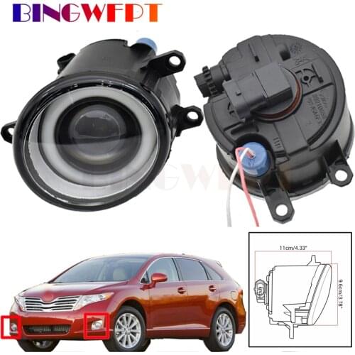 2pcs Car Front LED Fog Light H11 12V For Toyota Venza 2009 2010 2011 2012 For AVENSIS Saloon T25 2003 2004 2005 2006 2007 2008