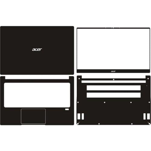 Laptop Carbon Fiber Vinyl Skin Sticker Cover For Acer Swift SF314-57 SF314-57G 14"