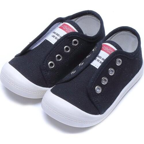 CUZULLAA Baby Kids Unisex Soft Sole Fashion Sneakers Shoes Candy Color Children Boys Girls Breathable Canvas Shoes Size 21-30