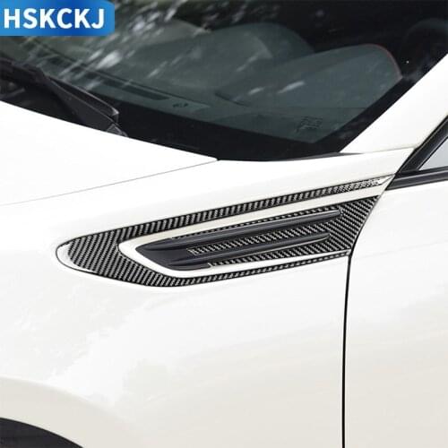 For Subaru BRZ FRS Toyota GT 86 FT86 2016 2017 2018 2019 2020 Carbon Fiber Front Fender Spoiler Wing Car Sticker Exteriors Trim
