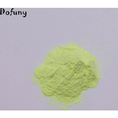 Dofuny Yellow Color Phosphor Powder Nail Glitter Powder Dust Luminous Pigment ,Nail Glitters Glow in the Dark