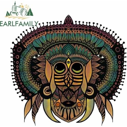 EARLFAMILY 13cm x 12.7cm for RAW VOODOO WiZARD Vinyl Car Stickers Fin Laptop Anime JDM Assessoires Scratch-proof Window Decal