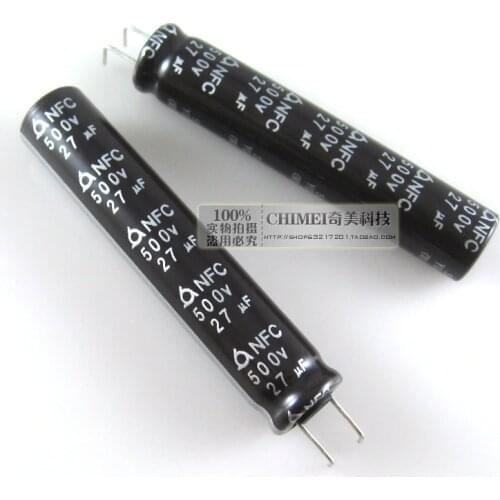 Electrolytic capacitor 500V 27UF LED LCD capacitor accessories