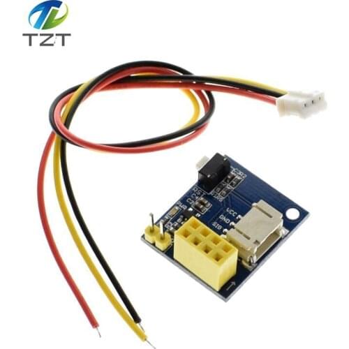 ESP8266 ESP-01 ESP-01S RGB LED Controller Module for Arduino IDE WS2812 Light Ring Smart Electronic DIY