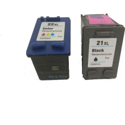 Vilaxh ink cartridge Replacement For hp 21 HP21 for HP 21xl Deskjet F380 F2180 F2280 F4180 F4100 F2100 F2200 F300 printer
