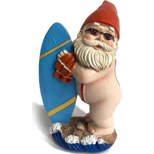 Surf Swimming Red Thong Dwarf Ornaments Garden Elves Resin Statue Ornament Decoration Handicrafts Courtyard Micro Landscape