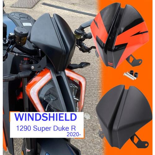 New Front Windshield WindScreen Plate + Rear Passenger Pillion Fairing Cowl Accessories FOR 1290 Super Duke R 2020 2021