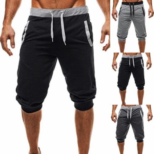 New Fashion Mens Shorts Baggy Jogger Casual Slim Harem Short Slacks Casual Soft Cotton Trousers Shorts Summer For Mens Pants