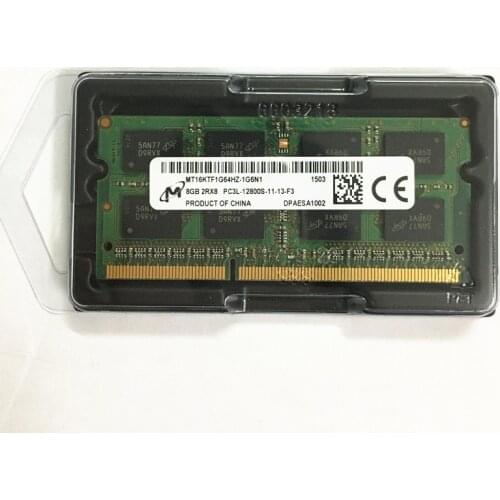 Micron DDR3 RAMS 8gb 1600 laptop memory 8GB 2RX8 PC3L-12800S-11 DDR3 8GB 1600MHz RAM