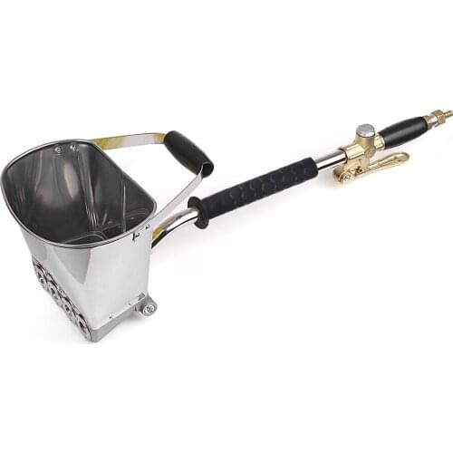 Professional Wall Mortar Sprayer Machine Stucco Shovel Hopper Ladle Cement Spray Machine Air Sprayer Hopper Machines