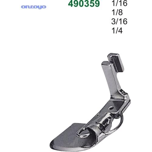 Industrial Sewing Machine Double Fold Spring Type Hemmer Hemming Presser Foot # 490359 important: Choose You Wanted Size