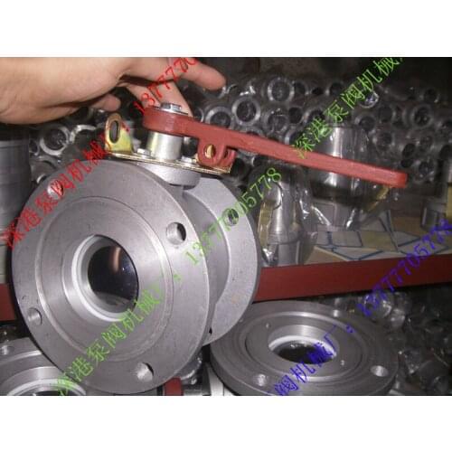 2.5 inch ball through aluminum alloy flange through type