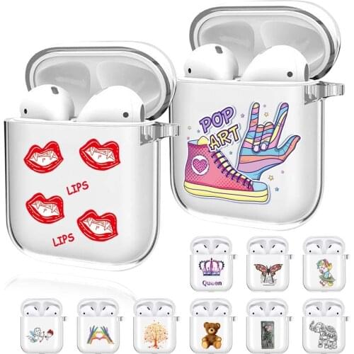 Silicone Macio Para AirPods 1st / 2nd Generation Caixa Protetora De Fone De Ouvido Sem Fio Earphone Accessories