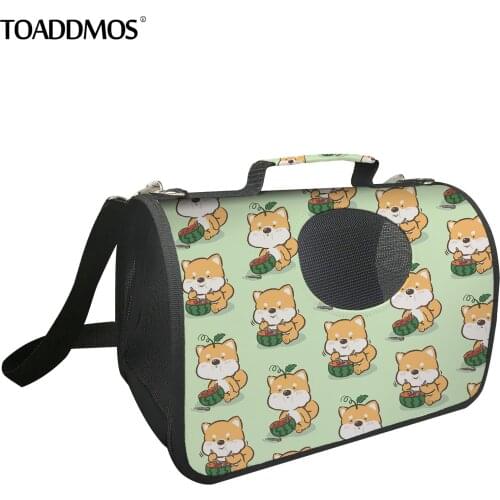 TOADDMOS Cartoon Dog Design Pet Bag Breathable Mesh Pet Dog/Cat/Rabbit Carrier Shoulder Bag Pet Accessories Bolsa de mascotas