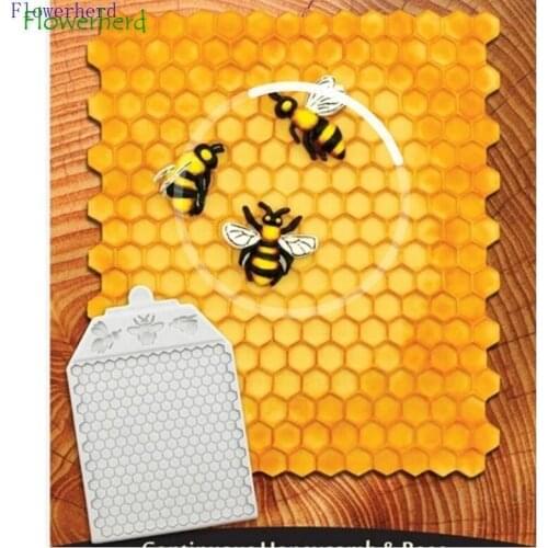 Honeycomb Silicone Mold Bee Mold Fondant Cake Decorating Chocolate Mold DIY Handmade Soap Mold Lace Cake Mat Pastry Tools
