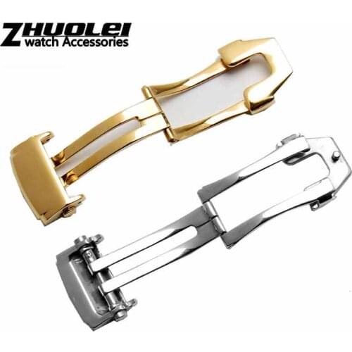 High quality For MAURICE LACROIX Eliros watch folding buckle 18mm gold silver rose gold