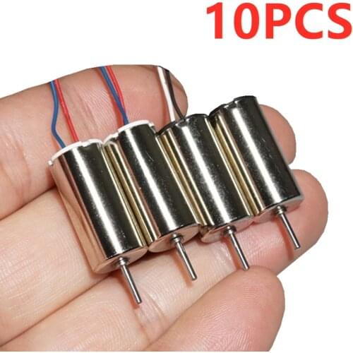 10PCS/LOT 7.4V High speed and large torque 1020 model airplane coreless motor Four-axis traversing machine NdFeB strong magnet