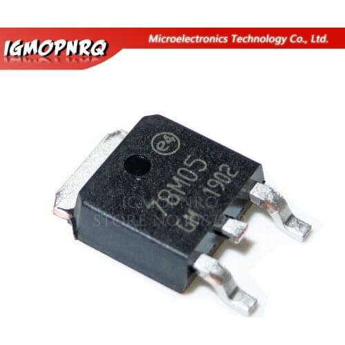 20pcs L78M05CDT L78M05 78M05 TO-252 POSITIVE VOLTAGE REGULATORS new original