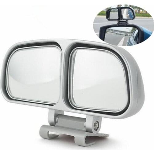 Car Blind Spot Mirror Car Styling Reversing Auxiliary Mirror Adjustable Wide Angle Side Rear View Convex Mirror Car Accessories