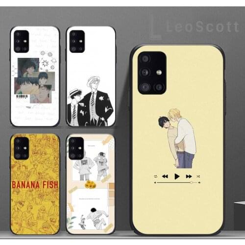 Banana Fish Phone Case For Samsung A40 A31 A50 A51 A71 A20E A20S S8 S9 S10 S20 Plus note 20 ultra