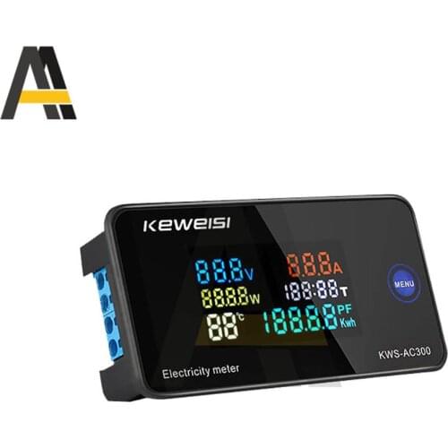 KWS-AC300 LED Digital Voltmeter Voltage AC50-300V 10A Power Energy Meter AC Wattmeter Ampermeter Power Detector