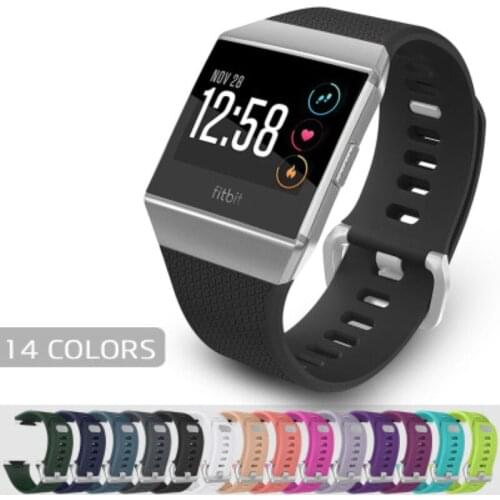 For Fitbit Ionic smart watch Replace wristband Official same paragraph watchband for fitbit ionic Silicone strap