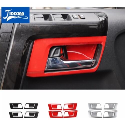 MOPAI Interior Mouldings for 4Runner 2010+ Car Interior Door Handle Bowl Decoration Cover Accessories for Toyota 4Runner 2010
