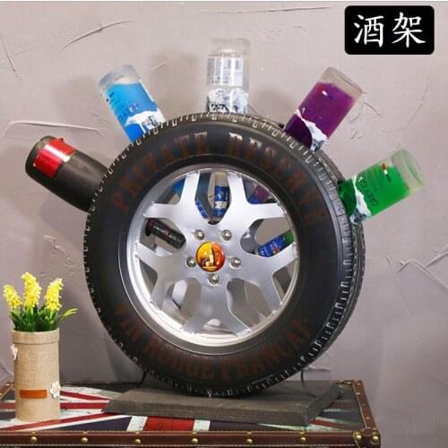 Creative Iron classical Tres wine rack display shelf Bar Restaurant HOME decoration Wine Bottle Holder Cabinet for Wine Beer