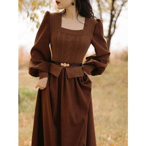 Mesonoxian Fashionable Knitted Dresses