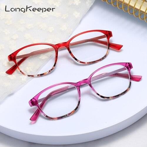 LongKeeper Fashion Reading Glasses Women Optical Computer Glasses Retro Presbyopia Eyewear Oculos +1 +1.5 +2 +2.5 +3 +3.5