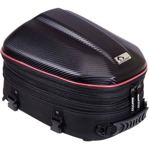 CUCYMA Motorcycle Bag Waterproof Motorcycle Tail Bag Tailbag Rear Pack Backseat Pack Backpack Crossbody Bag Kit Helmet Bag