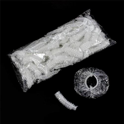 NEW Hairdressing Earmuffs Disposable Waterproof Earmuffs Ear Cover transparent 100pcs/bag