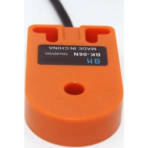 Orange 6mm Hole DC 6-36V 3 Wire NPN Normally Open HX-DGS-06N Inductive Ring Proximity Sensor Switch For Metal Screw Spring