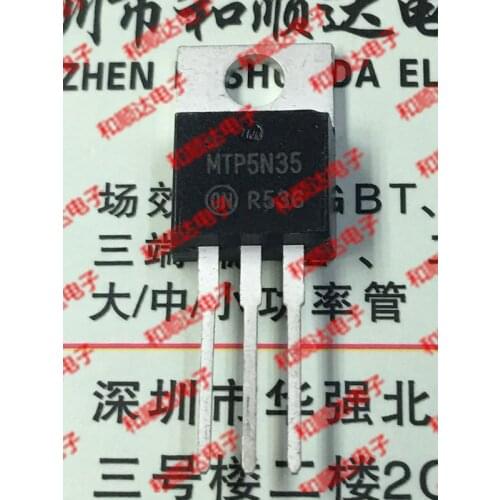 Original New / 5pcs / MTP5N35 TO-220 350V 5A