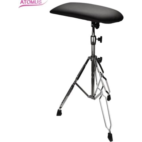 Adjustable Height Arm Leg Rest Tripod Stand Soft Pad Portable Tattoo Accessories Tattoo Art Salon Armrest Table Supply Bed Stool