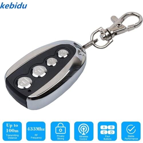 Kebidu Remote Control Wireless Auto Remote Control Duplicator 433MHz Opener Electric Face to Face Car Gate Transmitter Privacy