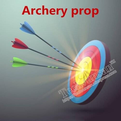 Escape props in real-life chambers Archery organ Four-point Archery Shooting target to unlock Bow and arrow prop with sound